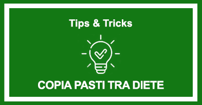 Copia pasti tra diete